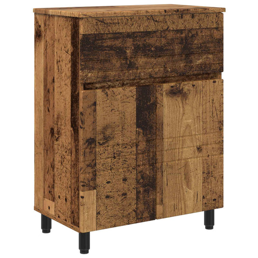vidaXL Bathroom Vanity Unit Old Wood 60 x 35 x 80 cm Engineered Wood
