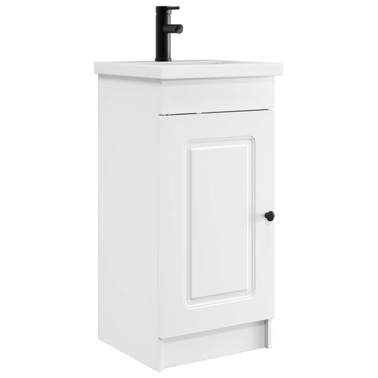 vidaXL Bathroom Vanity with Sink White 42 x 40 x 84.5 cm