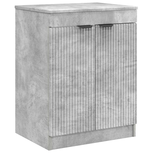 vidaXL Bathroom Cabinet Concrete Grey 54 x 41 x 70 cm Engineered Wood