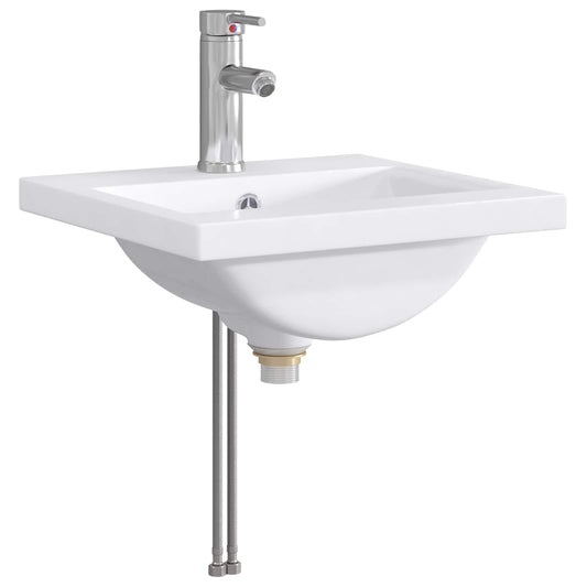 vidaXL Bathroom Wash Basin Chrome 42 x 40 x 16.5 cm Metal