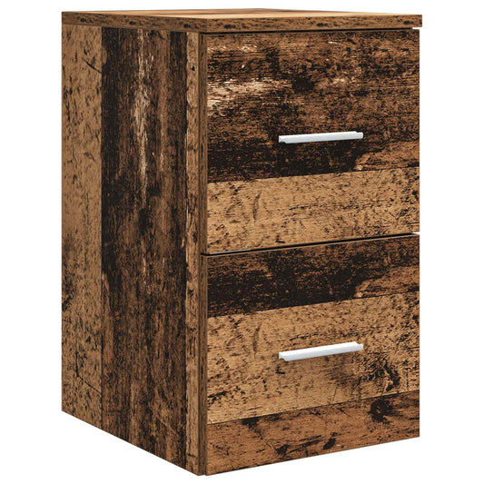 vidaXL Bathroom Cabinet In-between Old Wood 30 x 35 x 50 cm