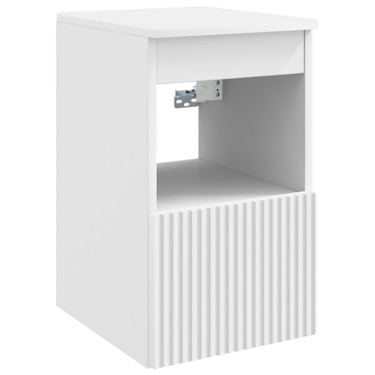 vidaXL Bathroom Cabinet White 30 x 35 x 50 cm Engineered Wood