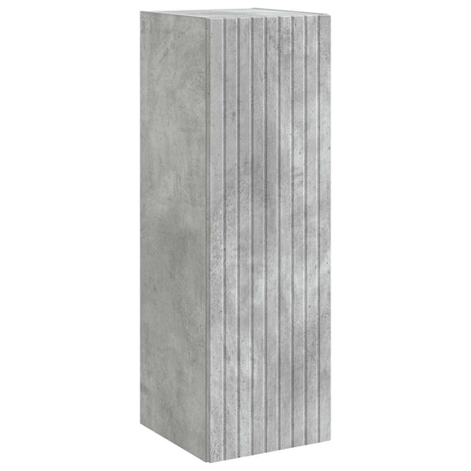 vidaXL Wall-mounted Bathroom Cabinet Concrete Grey 33 x 34.5 x 100 cm
