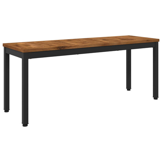 vidaXL Garden Bench 108.5 x 35 x 45 cm Solid Acacia Wood Rectangular