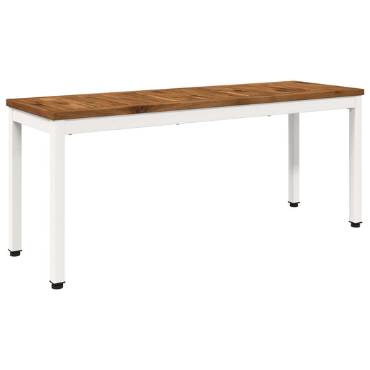 vidaXL Garden Bench 108.5 x 35 x 45 cm Solid Acacia Wood Rectangular