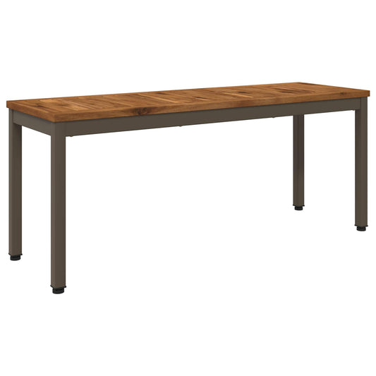 vidaXL Garden Bench 108.5 x 35 x 45 cm Solid Acacia Wood Rectangular