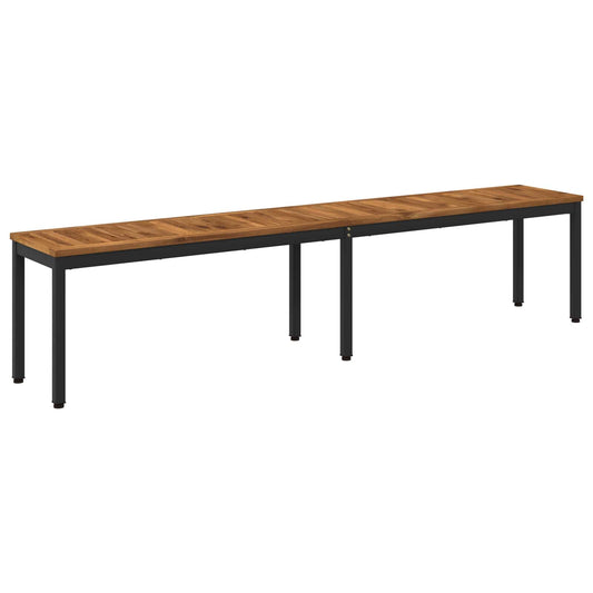 vidaXL Garden Bench 201 x 35 x 45 cm Solid Acacia Wood Rectangular