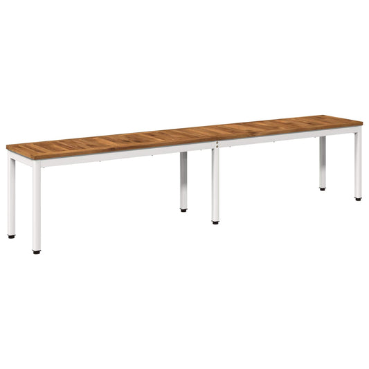 vidaXL Garden Bench 201 x 35 x 45 cm Solid Acacia Wood Rectangular