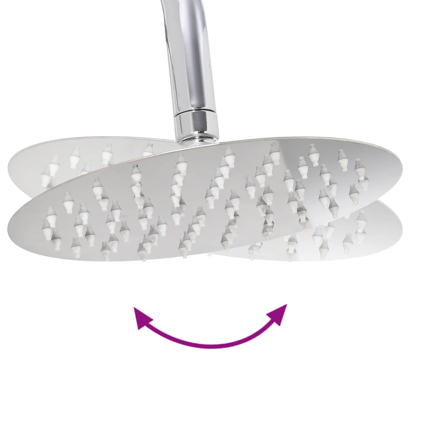 vidaXL Shower System Silver 47 x 20 x 95 cm Stainless Steel