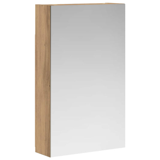 vidaXL Bathroom Mirror Cabinet Artisian Oak 30 x 10.5 x 50 cm
