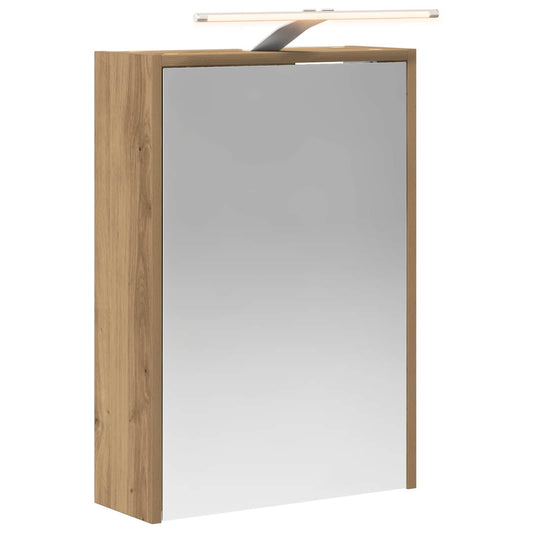 vidaXL Bathroom Mirror Cabinet Artisian Oak 43 x 16 x 62.5 cm