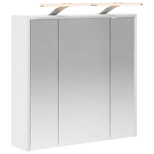 vidaXL Bathroom Mirror Cabinet White 63.5 x 16 x 62.5 cm