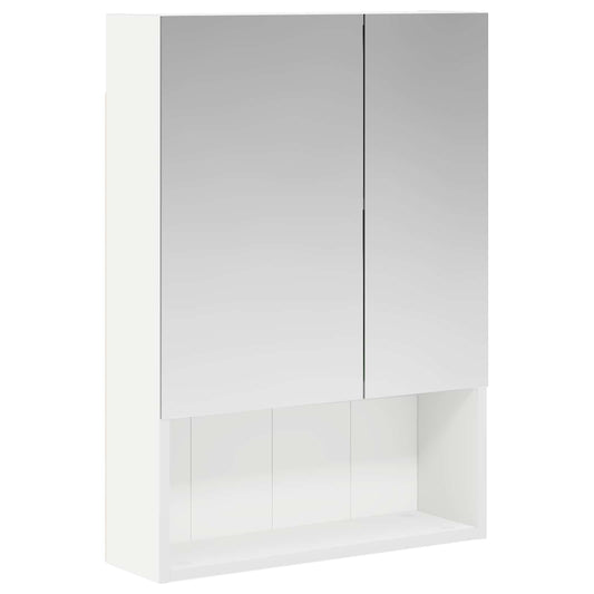 vidaXL Bathroom Mirror Cabinet White 50 x 14.5 x 70 cm Engineered wood