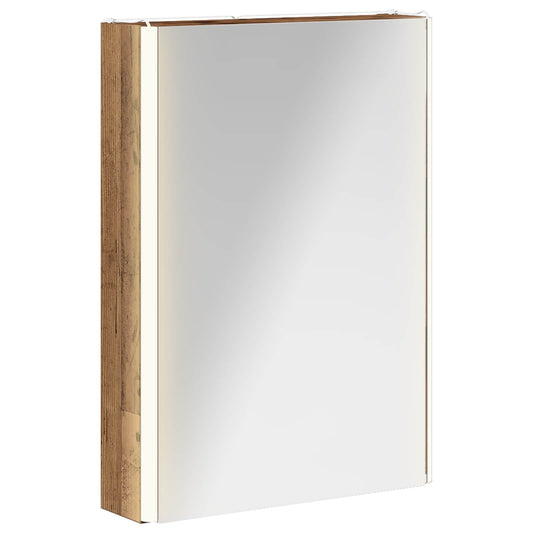 vidaXL Bathroom Mirror Cabinet Old Wood 43 x 11.5 x 60.5 cm