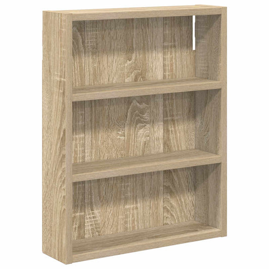 vidaXL Bathroom Wall Cabinet with Shelf Sonoma Oak 40 x 10 x 50 cm