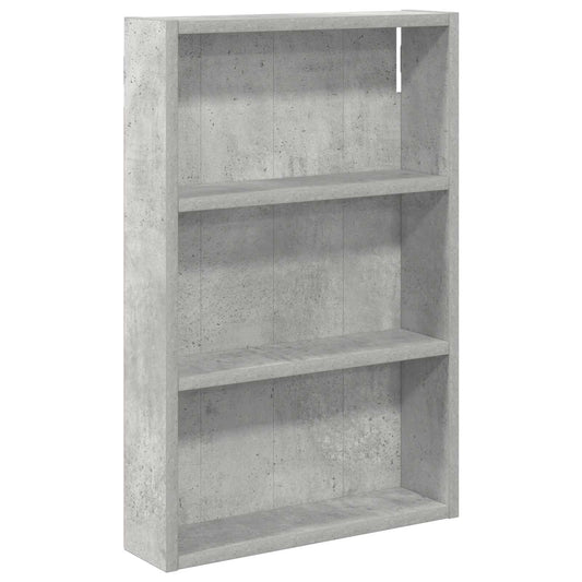 vidaXL Bathroom Wall Cabinet Concrete Grey 40 x 10 x 60.5 cm