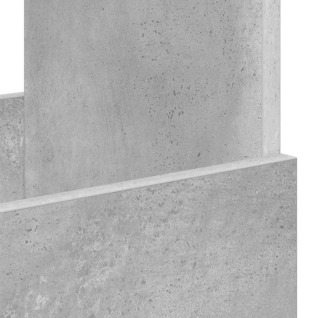 vidaXL Magazine Rack 2 pcs Concrete Grey 35 x 30 x 45 cm