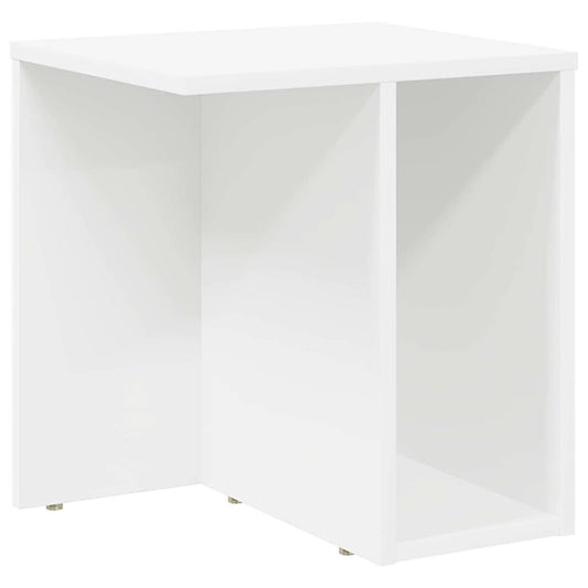 vidaXL End Table White 37 x 32 x 40 cm Engineered Wood