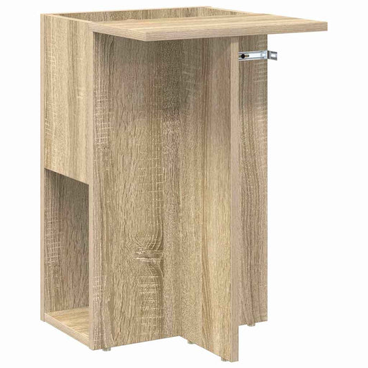 vidaXL End Table Sonoma Oak 35 x 40 x 55 cm Engineered Wood