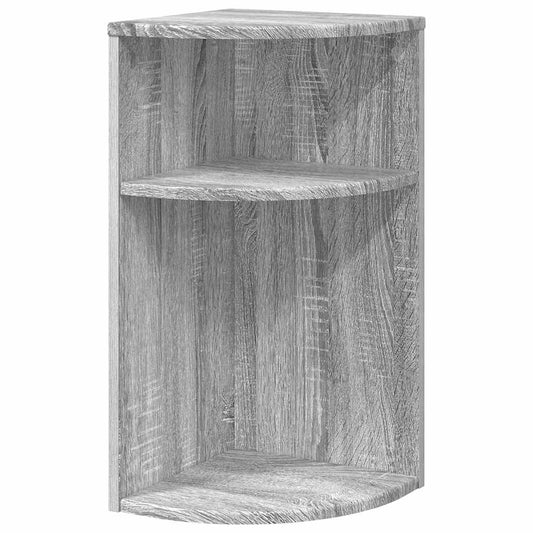 vidaXL End Table Grey Sonoma 29.6 x 29.6 x 60 cm Engineered Wood