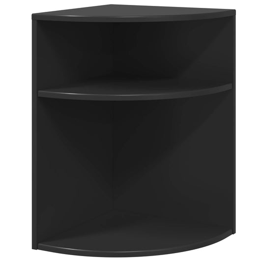 vidaXL End Table Black 39.7 x 39.7 x 60 cm Engineered Wood