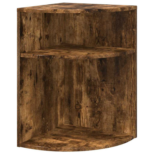 vidaXL End Table 39.5 x 39.5 x 60 cm Engineered Wood Smoked Oak