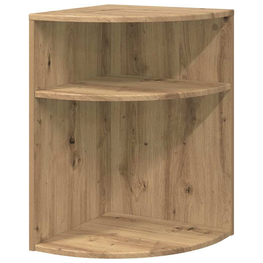 vidaXL End Table Artisan Oak 39.7 x 39.7 x 60 cm Engineered Wood