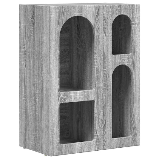 vidaXL Sideboard ELST Grey Sonoma 59 x 35 x 80.5 cm Engineered Wood