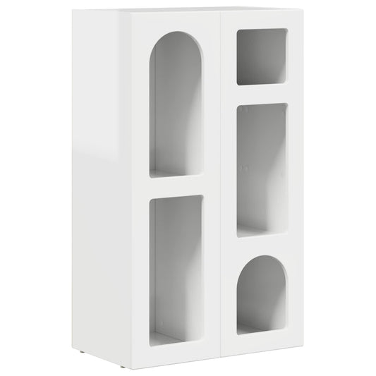 vidaXL Sideboard ELST High Gloss White 59 x 35 x 100.5 cm