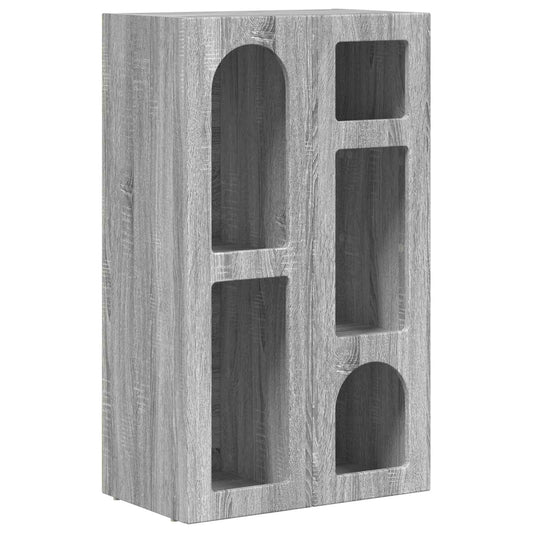 vidaXL Sideboard ELST Grey Sonoma 59 x 35 x 100.5 cm Engineered Wood
