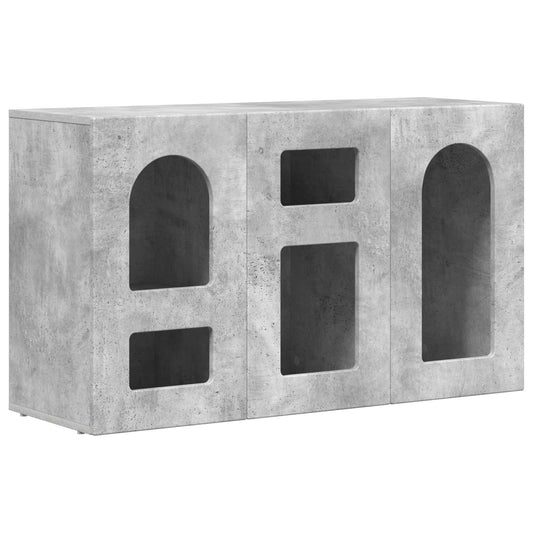 vidaXL Sideboard ELST Concrete Grey 100 x 35 x 59 cm Engineered Wood