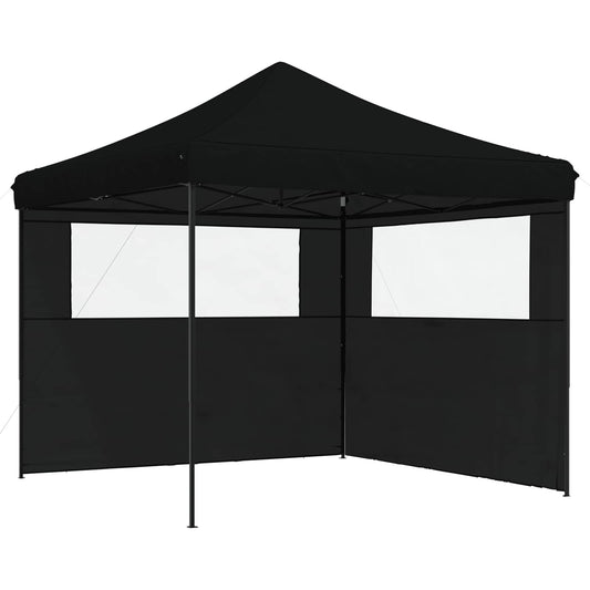 vidaXL Party Tent Folding Black 292 x 292 x 315 cm Oxford Fabric