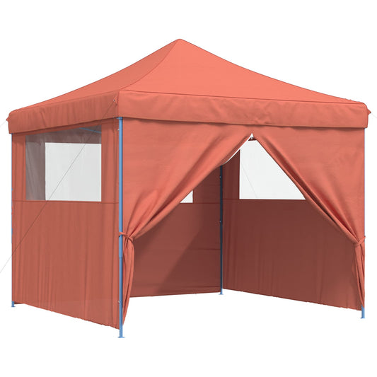vidaXL Party Tent 292 x 292 x 315 cm Terracotta Oxford Fabric