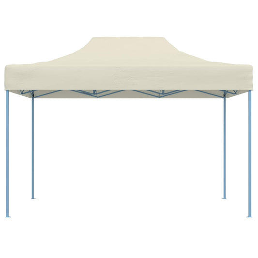 vidaXL Party Tent Folding Cream 280 x410 x 315 cm Oxford Fabric