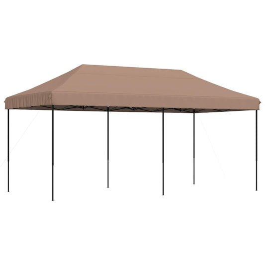 vidaXL Party Tent Folding Brown 292 x 580 x 315 cm Oxford Fabric