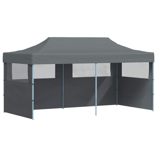 vidaXL Party Tent Folding Anthracite 291 x 580 x 315 cm Oxford Fabric
