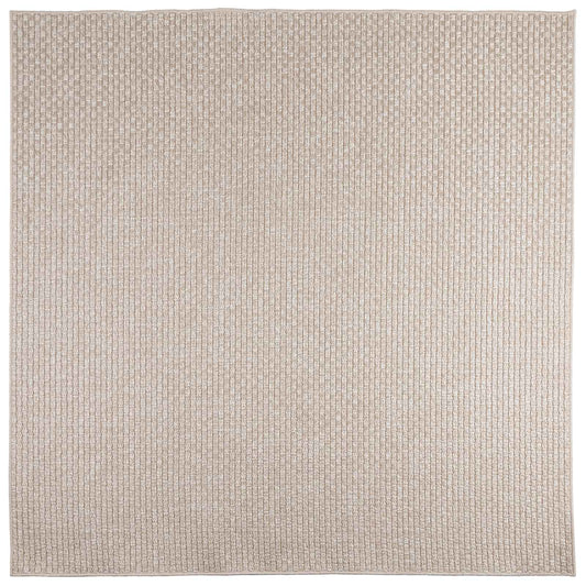 vidaXL Area Rugs Square FARO Cream 240 x 240 cm Polyester