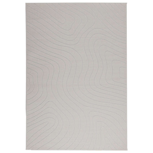 vidaXL Area Rugs Rectangular PALMERAS Cream 200 x 140 cm Polyester
