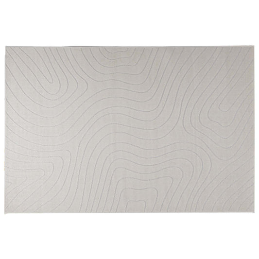 vidaXL Area Rugs Rectangular PALMERAS Cream 280 x 200 cm Polyester