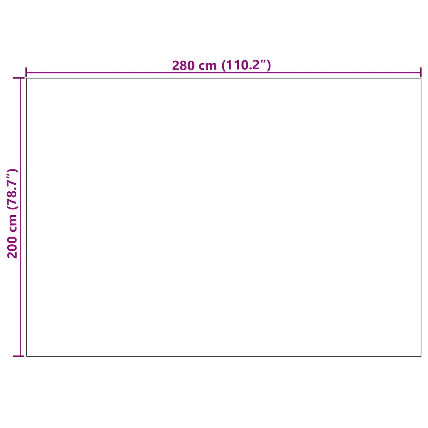 vidaXL Area Rugs Rectangular LUGO Taupe 200 x 280 cm Polyester