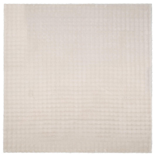 vidaXL Area Rugs Square SIROLO Beige 240 x 240 cm Polyester