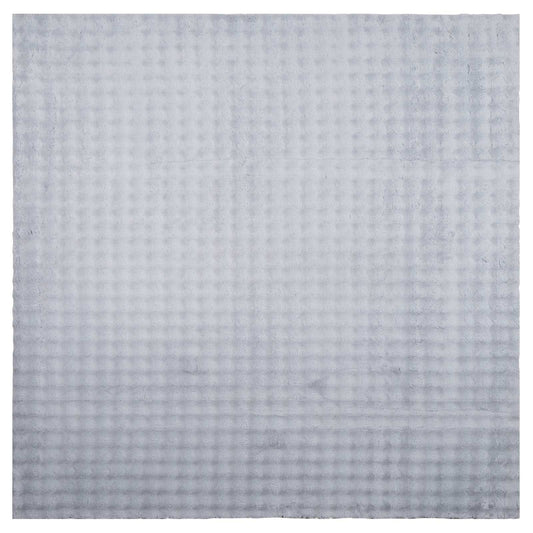 vidaXL Area Rugs Square SIROLO Grey 120 x 120 cm Polyester