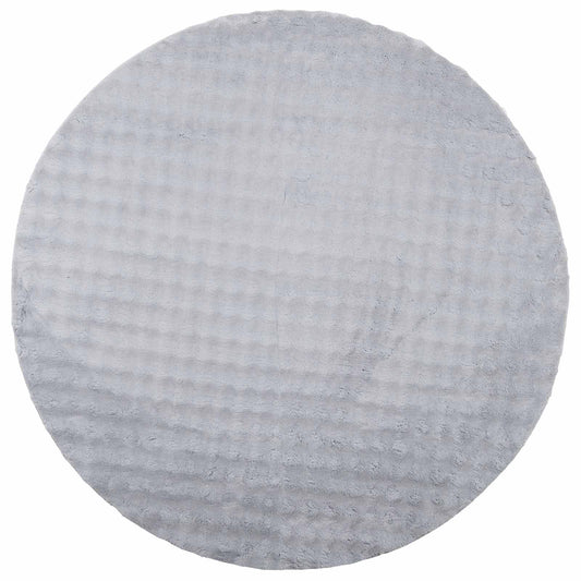 vidaXL Area Rugs Round SIROLO Grey Ø 120 CM Polyester