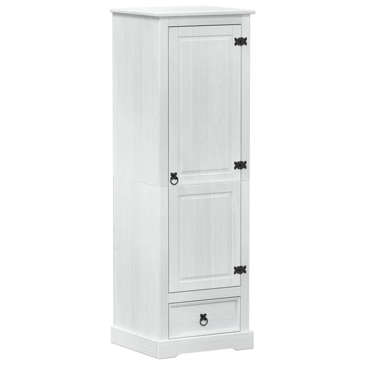 vidaXL Wardrobes with Drawer White 55 x 50 x 170 cm Solid Pine Wood