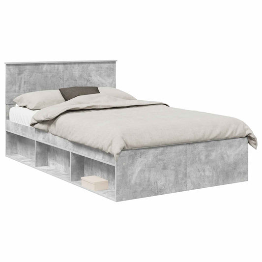 vidaXL Bed Frame with Headboard Concerte 120 x 200 cm Engineered wood