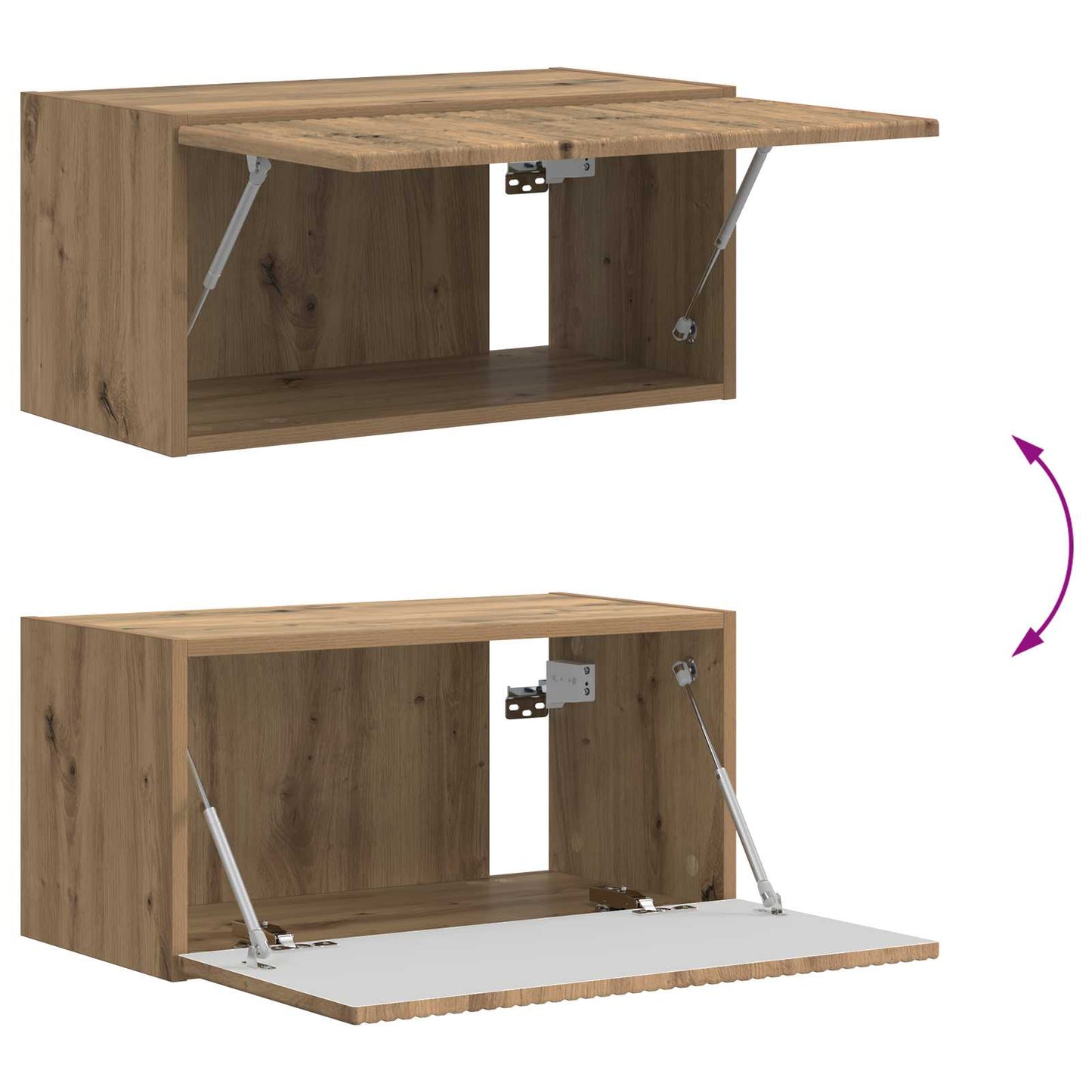 vidaXL TV Cabinet Set 5 pcs Artisan Oak Engineered Wood