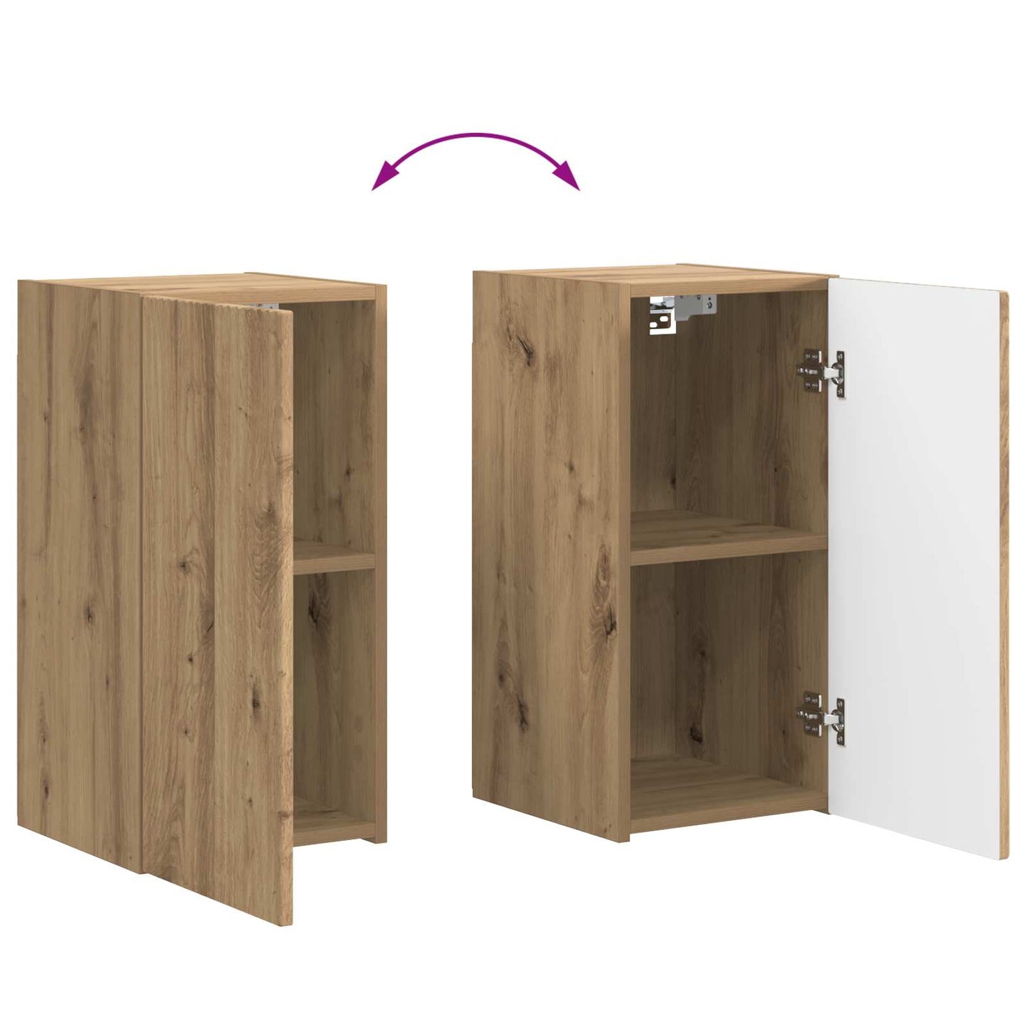 vidaXL TV Cabinet Set 6 pcs Artisan Oak Engineered Wood