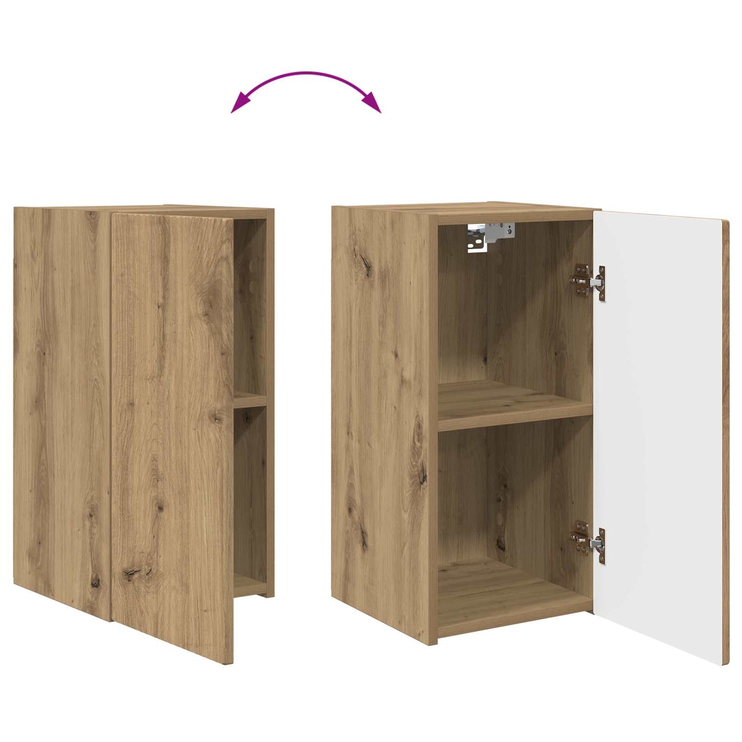 vidaXL TV Cabinet Set 8 pcs Artisan Oak Engineered Wood