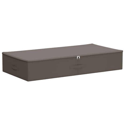 vidaXL Storage Box Grey 100 x 50 x 18 cm Non-woven fabric