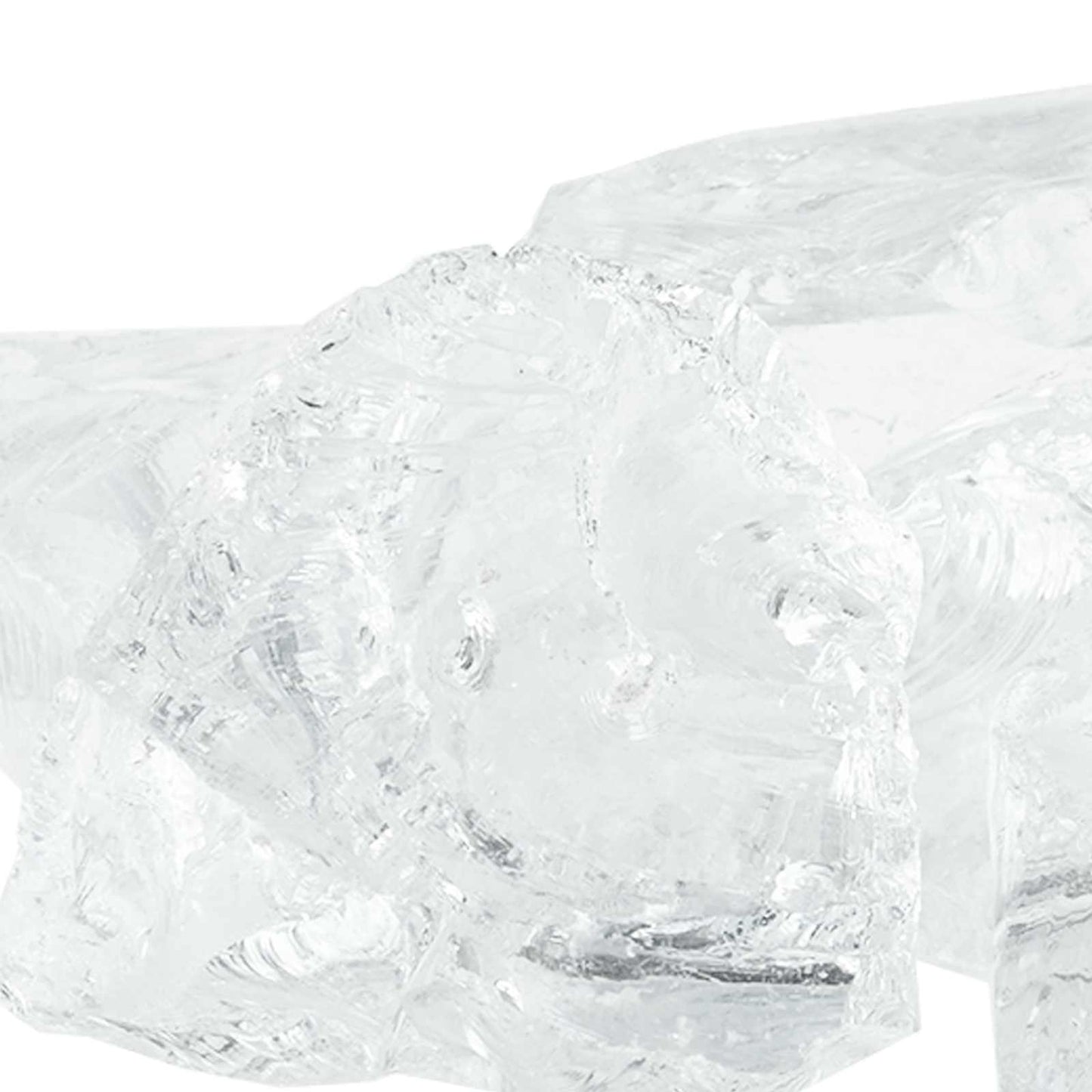 vidaXL Garden Stones White 12 cm Glass